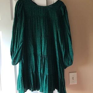 zara emerald dress